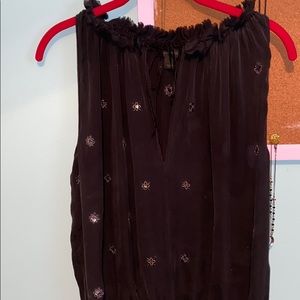 Cute Express black Jewel top